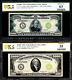 $10,000-a Lgs & $5,000-k Lgs Fr. 2230 & Fr 2221 Federal Reserve Note 1934 Pcgs