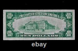 $10 1928B light green seal Federal Reserve Note J10824630A series B Kansas City