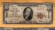 $10 1929 Type 1 National Banknote Issued By First National Bank Kane, Pa