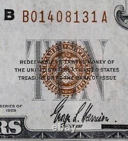 $10 1929 brown seal Federal Reserve Bank Note B01408131A ten dollar, New York