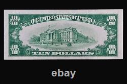 $10 1934A AU Mule Federal Reserve Note D32023949A ten $ series A Cleveland bp568