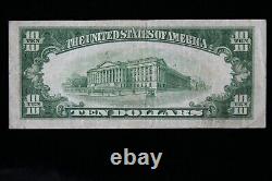 $10 1934A Mule Federal Reserve Note G03847296B series A, bp 404, ten $, Chicago