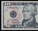 $10 2006 Star Cu Federal Reserve Note Ig00167912 Ten Dollar, G7 Chicago