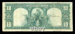 1901 $10 Ten Dollars Legal Tender United States Note Red Seal Bison Note FR. 114