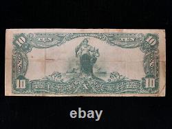 1902 $10 Ten Dollar Nashville TN National Bank Note Currency (Ch. 1669)