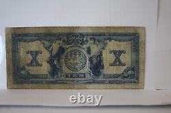 1917 $10 Canadian Bank of Commerce Ten Dollar Note Bill Small Logan/CBN #A062164