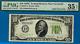 1928c $10 Federal Reserve Note Pmg 35epq Cleveland Light Green Seal Fr 2003-d