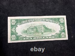 1928 $10 Ten Dollars Gold Certificate U. S. Currency Note Vf/xf