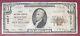 1929 $10 National Currency Note Ten Dollar Bill Bluffton Indiana #62734