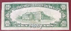 1929 $10 National Currency Note Ten Dollar Bill Hancock Michigan #62727