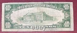 1929 $10 National Currency Note Ten Dollar Bill Warren Pennsylvania #62731