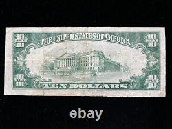 1929 $10 Ten Dollar San Francisco CA National Bank Note Currency (Ch. 13044) Ty2