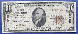 1929 Ten Dollar National Currency Bill $10 Note Kane Pennsylvania #73785