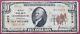 1929 Ten Dollar National Currency Note $10 Bill Chambersburg Philadelphia #57688