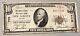 1929 Ten Dollar National Currency Note $10 Bill New Albany Indiana #60668