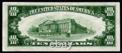 1934C $10 HIGH GRADE XF+ Federal Reserve SCARCE STAR BOSTON Note
