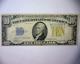 1934 A $10 Ten Dollar North Africa Emergency Issue Silver Certificate Note Nice