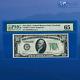 1934-a $10 Ten Dollars Federal Reserve Note Cleveland, Pmg 65 #02385