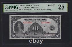 1935 Canada $10 Ten Dollar Bank Note PMG Very Fine VF25 Osborne-Towers