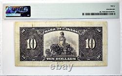 1935 Canada $10 Ten Dollar Bank Note PMG Very Fine VF30 Osborne-Towers