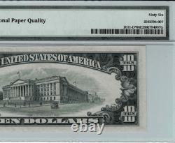 1950A $10 Federal Reserve STAR note-fr. 2011-D-PMG 66 EPQ-TOP POP
