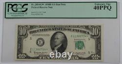 1950D Ten Dollar Star Federal Reserve Note FR#2014-E PCGS EF-40 PPQ (Better)
