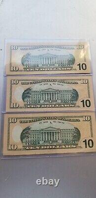 2004A $10 Dollar Bills (EXRA FINE) (STAR NOTES) HARD TO FIND