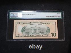 2004 A Ten Dollar Federal Reserve Star Note Pmg Gem Unc 65 Epq New York $10 Bill