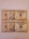 2 Consecutive Serial Number $10 Notes Ten Dollars Bill Uncirculated Crisp 2017