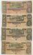 4x 1864 $10 Ten Dollar Richmond Confederate Civil War Currency Note Lot Of 4