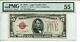 Fr 1528 Star 1928c $5 Legal Tender Note Pmg 55 About Uncirculated