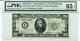 Fr 2055-e Mule 1934 A $20 Federal Reserve Note 65 Gem Uncirculated Epq