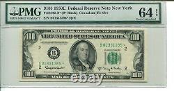 FR 2162-B STAR 1950E $100 Federal Reserve Note PMG 64EPQ CHOICE UNCIRCULATED