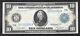 Fr. 931a 1914 $10 Ten Dollars Frn Federal Reserve Note Chicago, Il Very Fine