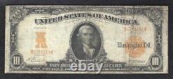 Fr. 1168 1907 $10 Ten Dollars Hillegas Gold Certificate Currency Note (b)