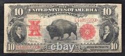 Fr 122 1901 $10 Ten Dollars Bison Legal Tender United States Note Very Fine