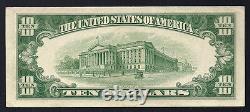 Fr. 2014-f 1950-d $10 Frn Star Federal Reserve Currency Note High Grade Rare