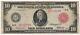 Large Size Note 1914 Frn $10 Red Seal Ten Dollar Bill F-895b Nice Shape