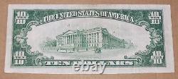 RARE 1929 $10 ten dollar bill BANK NOTE Strasburg VIRGINIA low serial number