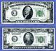 Rare Pair Of 1928-b Star Notes = $10 & $20 = Both Chicago Dark Green Seal