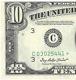 Ten Note Federal Star Uncirculated 10 Dollars Reserve 1950a Series