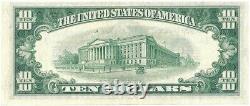 Ten Note Federal Star Uncirculated AU 10 Dollars Reserve Frn 1950-A Series