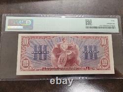 USA Ten Dollar $10 Military Payment Certificate MPC Series 521 Note Bill PMG 40