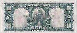1901 Dix Dollars $10 grande taille de billet de banque fiduciaire légal des États-Unis Fr. #122 - Choix Très Bien