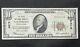 1929 Billet De Dix Dollars De La Première National Bank De Goldsboro En Pennsylvanie (note De Dix Dollars 9072 Pa)