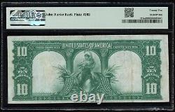 Billet de 10 dollars Bison de 1901, billet de banque légal Tender des États-Unis Fr#121m Mule PMG VF 25