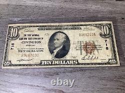 Billet de 10 dollars du billet de banque national de 1929 Covington, KY-6203
