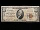 Billet De Banque De 10 Dollars De Fort Collins Co National Bank De 1929 (ch. 7837)