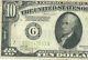 Billet De Dix Dollars à Sceau Vert De 1928c En Bon état