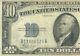 Billet De Dix Dollars De 1934a Note B11606529a. Vintage En Excellent état